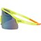 Bouton Optical Enhanced Coverage Half-Frame Safety Glasses, w/Hi-Vis Green Frame, Silver Mirror Plus PRO Lens, and An 250-41-0004 - alternate 2