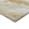 Homeroots 5' X 8' Gold And Silver Abstract Washable Indoor Outdoor Area Rug 618365 - alternate 3