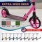 Outdoorcruiser Outdoor Cruiser Kick Scooter, Ages 6+, 240 LBS Max, Foldable, 8in. Wheels, Suspension, Pink OCTENS624 - alternate 3