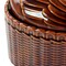 Martha Stewart 9 Inch Stoneware Sculpted Goose Covered Oval Baker in Brown 120453.02 - alternate 5