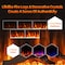 Edendirect 60-in W Black Wall mount LED Flat wall Electric Fireplace with Remote Control Included ZR-EF60 - alternate 3