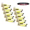 Mytee Products 3in x 30ft Ratchet Tie-Down Straps w/ Flat Hook 15,000 Lbs Capacity - Yellow 10  Pack, 10PK RS330x10 - alternate 5