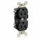 Leviton Straight Blade Receptacle, 5-15R, 15 A, 125V AC, Surface Mount, Self-Grounded M8200-E - alternate 1