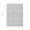 Homeroots 3' X 5' Silver And Ivory Southwestern Washable Indoor Outdoor Area Rug 593720 - alternate 5