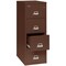 Fireking 4 Drawer, 2 Hr Fire & Impact Rated, Vertical, 31" depth Letter Brown 4-1956-2BR - alternate 2