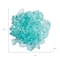 Homeroots Aqua Round Reflective Fire Pit Glass 479088 - alternate 2