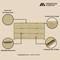Manhattan Comfort Grace 60in Double Dresser in Natural Oak and Gold DR009-GNO - alternate 4