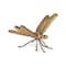 Homeroots 6" Antiqued Gold Cast Iron Dragonfly Figurine 612455 - alternate 1