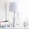 Jonathan Y Bradley 29" Resin LED Table Lamp, White/Black Faux Marble JYL1002A - alternate 3