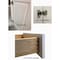 Craftmark Plymouth Shaker 15'' Wx12''Dx30'' H Ready To Assemble Wht Wall Kitchen Cabinet PWW1530 - alternate 3