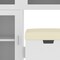 Homeroots 41" White Wood Lighted Mirrored Dresser 691724 - alternate 2