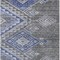 Homeroots 10' X 14' Pewter And Blue Southwestern Washable Indoor Outdoor Area Rug 603562 - alternate 2