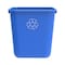 Storex 7 Gallon Recycle Basket, Blue 00714U06C - alternate 1