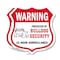 Signmission 24 Hour Surveillance Shield Sign Warning, 6 inch X 6 inch, Plastic Sign, 2PK SHI-P-2PACK-6-350 - alternate 1