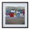Homeroots Set of Two Gray Green And Yellow Wood Square Framed Art, 2PK 516380 - alternate 1