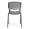 Flash Furniture Plastic Stacking School Chairs with 12 in Seat Height in Soft Gray, 10PK 10-YU-YCX-001-SFTGY-GG - alternate 4