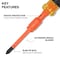 Klein Tools 4-in-1 Insulated Auto-Lock Screwdriver 32604INS - alternate 5