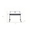 Homeroots 47" White and Black Computer Desk 491456 - alternate 3