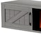 Homeroots 67in Gray Wood Floating Mount TV Stand With Fireplace 734220 - alternate 2