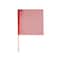 Mytee Products 18in x 18in Red Jersey Mesh Safety Flags for Trucks with Dowel, 16PK JMF-REDx16 - alternate 4