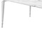 Homeroots 90" White and Silver Marble and Metal Dining Table 534374 - alternate 3