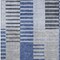 Homeroots 5' X 8' Denim Blue And Navy Blue Striped Washable Indoor Outdoor Area Rug 581690 - alternate 4
