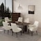 Manhattan Comfort 6-Piece Beever Dining Chair and Arm Chair in Cream 6-DC103-CR - alternate 1