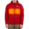 Milwaukee Tool Men's Heated Hoodie, Up to 8 hours Time, Zipper Closure, Red, Size 2XL M200R-202X - alternate 1