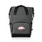 Picnic Time Family Of Brands NCAA Arkansas Razorbacks On The Go Roll-Top Backpack CoolerHeathered Gray 616-00-105-036-0 - alternate 1