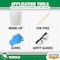 Rust-Oleum Concrete Repair Compound, 1 gal, Gray 392538 - alternate 5