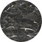 Homeroots 8' Black Ivory And Gold Round Abstract Washable Indoor Outdoor Area Rug 601034 - alternate 3