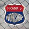 Signmission Frank's Workshop, 12 Inch X 12 Inch, Plastic Sign SHI-P-12-489-FRANK - alternate 2