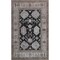 Jonathan Y Kisara Oushak Style Distressed Border Non-Slip Machine-Washable Charcoal/Beige 3ft x 5ft Area Rug PTN101B-3 - alternate 1