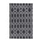 Homeroots 4' X 6' Gray Geometric Handmade Indoor Outdoor Area Rug 557183 - alternate 2