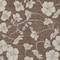 Homeroots 3' X 5' Brown And Beige Floral Washable Indoor Outdoor Area Rug 599868 - alternate 4