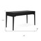 Homeroots 60" Black Wood Computer Desk 640677 - alternate 2