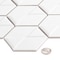 Andova Tiles Albin 3-in. x 4-in. 3D Hexagon Satin Porcelain Wall Mosaic Tile (0.79 Square Feet Per Box) ANDALB1365 - alternate 3