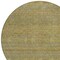 Homeroots 8' Sage And Gold Round Striped Washable Indoor Outdoor Area Rug 615634 - alternate 4