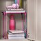 Lockermate By Bostitch Stac-A-Shelf Locker Organizer Shelf, Stackable, Extra Tall, Fits Standard Size School Lockers, Pink 5090-FCH - alternate 5