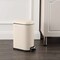Happimess Roland Mini 2.6-Gallon Step-Open Trash Can, Limestone Beige HPM1009F - alternate 2