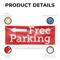 Signmission Free parking Left, 18 Inch x 48 Inch, Vinyl Banner B-30644 - alternate 3