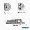 Plumb Pak 5/8'' x 1/2'' Gray Dishwasher Air Gap PP855-69 - alternate 3