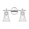 Z-Lite Belle 2-Light Vanity, 16 in W, Chrome 7519-2V-CH - alternate 3