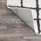 Jonathan Y Arenal Geometric Grid Shag White/Gray 3 ft. x 5 ft. Area Rug MOH409A-3 - alternate 5