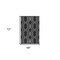 Homeroots 4' X 6' Black Geometric Machine Braided Distressed Area Rug With UV Protection 555633 - alternate 4