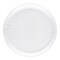 Smarty Had A Party 16" Clear Pavilion Round Disposable Plastic Trays (24 Trays), 24PK 2674-CASE - alternate 4