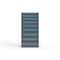 Strong Hold 8 drawer cabinet - (2x 4ft, 2x 5ft, 1x 6ft, 2x 7ft, 1x 8ft) - Blue accents - Electronic Lock S3060-PPRAS-0801FS - alternate 1