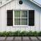 Ekena Millwork Rustic Three Board Spaced Board-n-Batten Hand Hewn Faux Wood Shutters, 17 1/2W x 72H, PR SHUBSS17X72HHPR - alternate 5