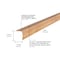 M-D Building Products Aluminum Oak, 1.125 in W x 36 in L 32009 - alternate 3