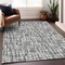 Homeroots 10' X 14' Gray And Charcoal Abstract Washable Indoor Outdoor Area Rug 602508 - alternate 2